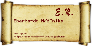 Eberhardt Mónika névjegykártya