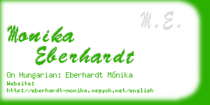 monika eberhardt business card